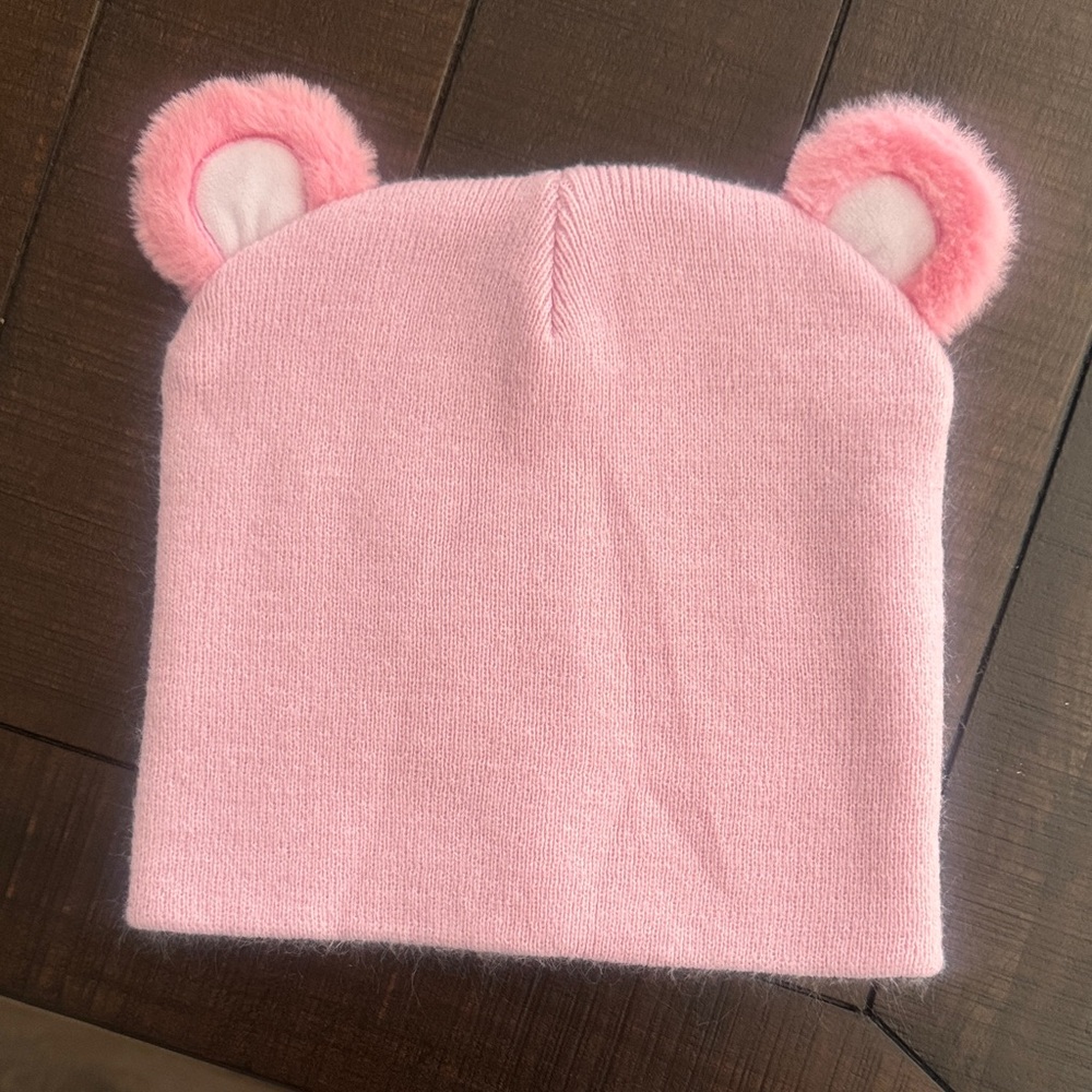 Care Bears Pink Fuzzy Ear Kids Hat